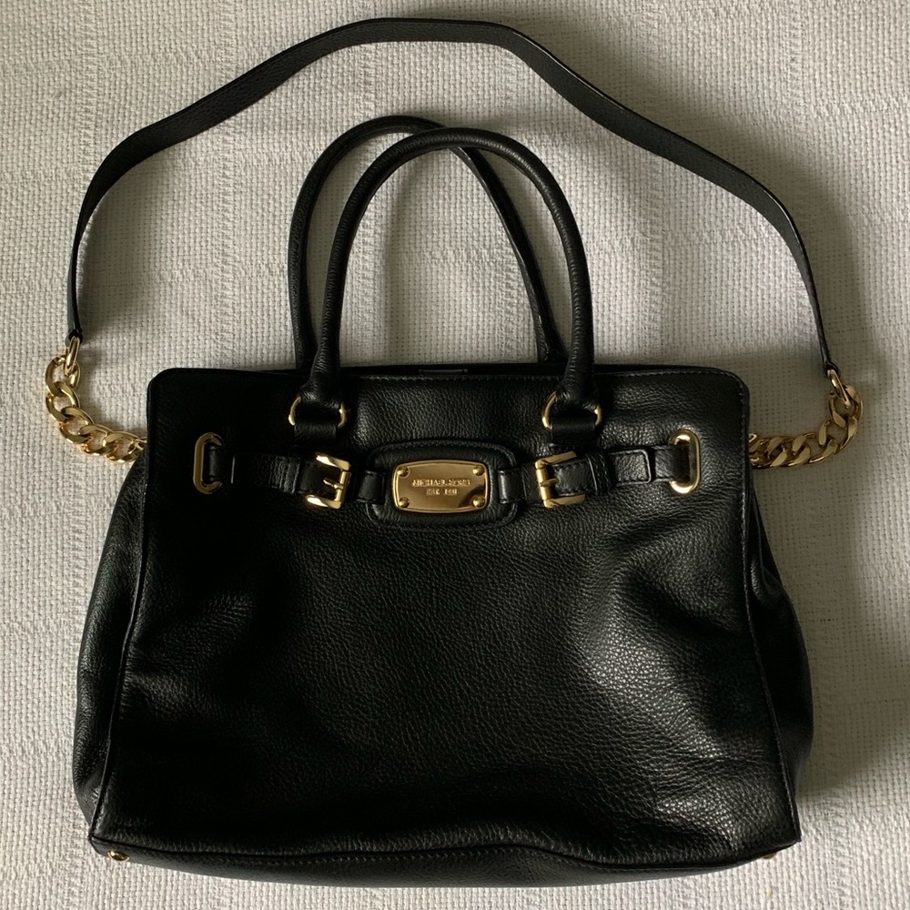 Michael Kors Black Leather Purse